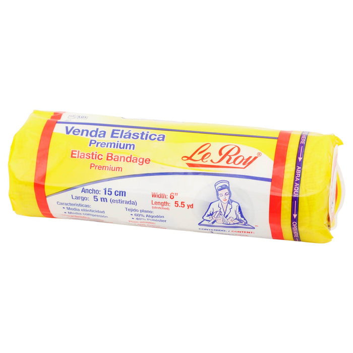Venda Elástica 15Cm Leroy - WeCare Pharma