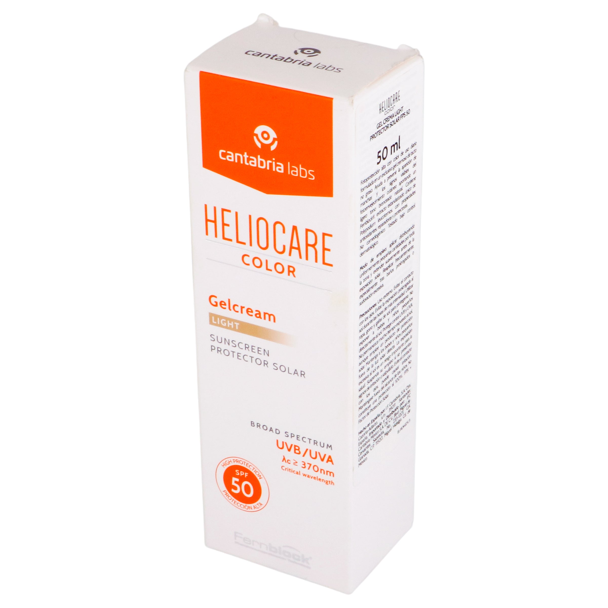 Cantabria Heliocare Gel Crema Color Light Fps50 50Ml 4 - 8470001638151