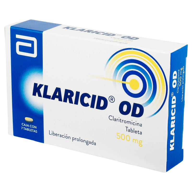 Klaricid Od 500Mg Con 7 Capsulas (Claritromicina) - WeCare Pharma