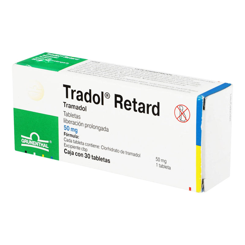 Tradol Retard Lib Prol 50Mg Con 30 Tabletas (Tramadol) - WeCare Pharma