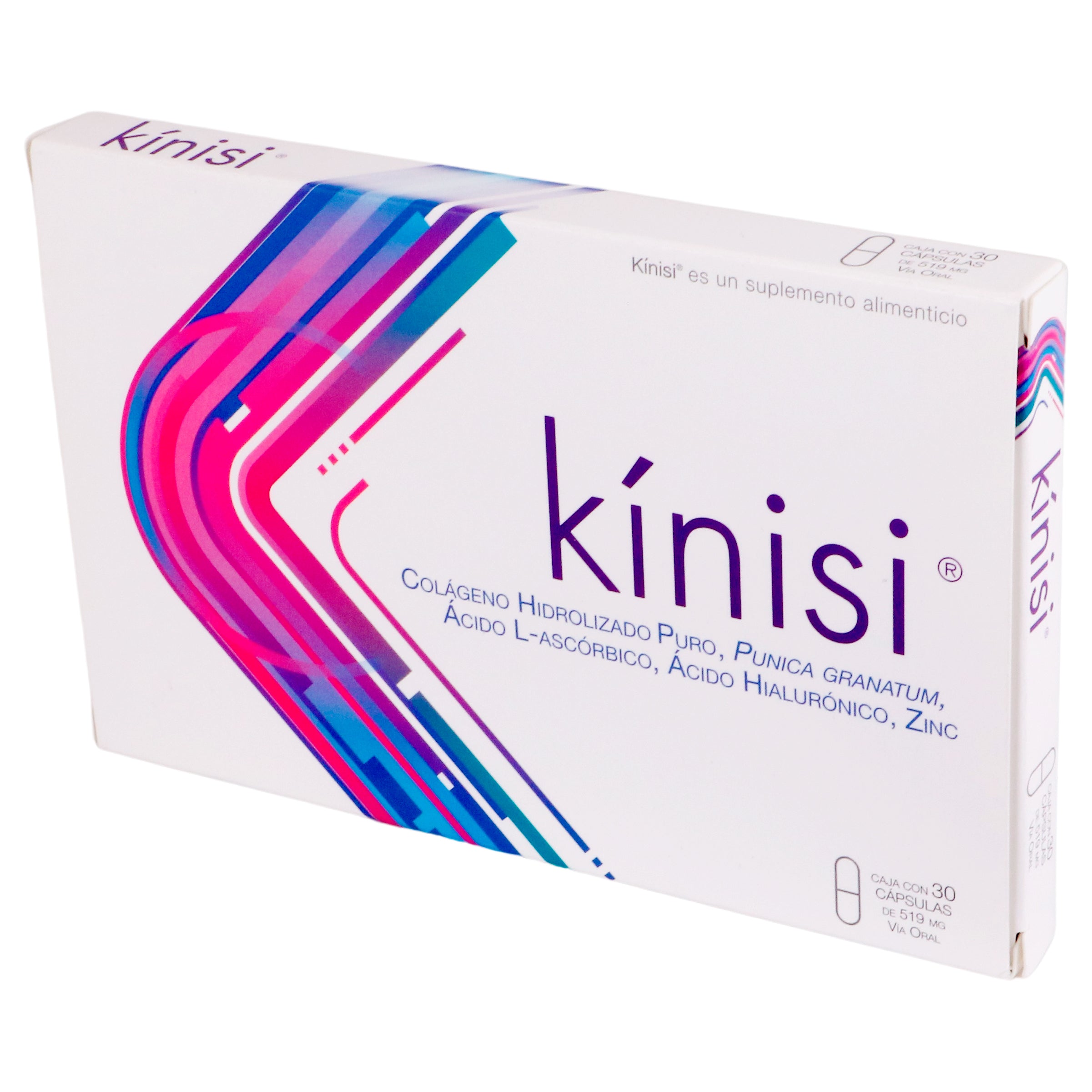 Kinisi 514Mg Con 30 Capsulas (Colageno/Punica Granatum/Ac Ascorbico/Ac Hialuronico) 5 - 8437011772978