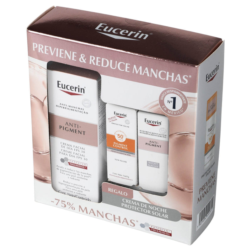 Eucerin Anti-Pigment Kit Even Skin Crema De Dia Fps50 +Mini Sun Pigment+Mini De Noche - WeCare Pharma