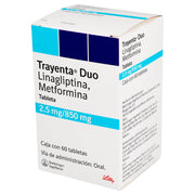 Trayenta Duo 2.5Mg/850Mg Con 60 Tabletas (Linagliptina/Metformina) - WeCare Pharma