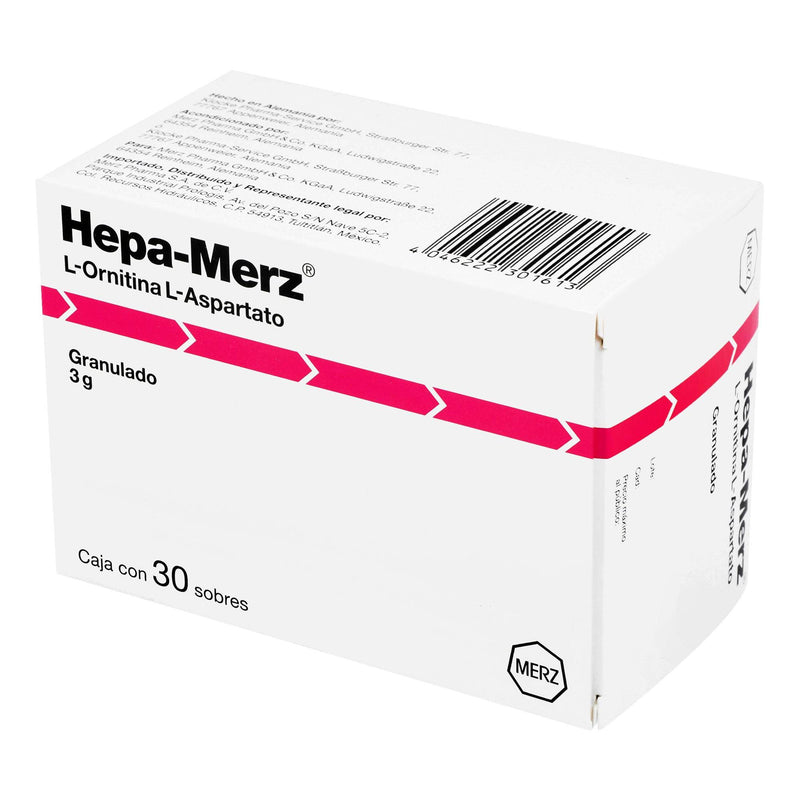 Hepa-Merz Gran 3G Con 30 (L-Ornitina/L-Aspartato) - WeCare Pharma