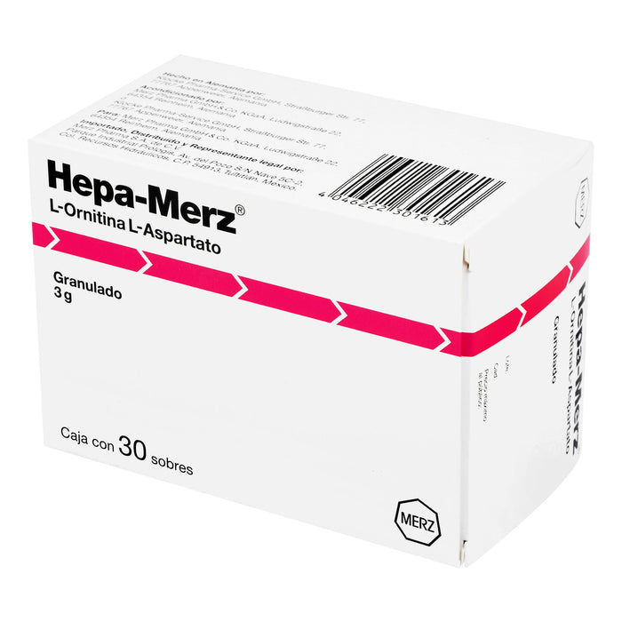 Hepa-Merz Gran 3G Con 30 (L-Ornitina/L-Aspartato) 3 - 4046222301613