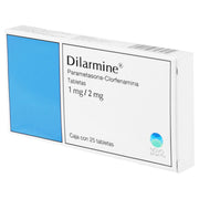 Dilarmine 1Mg/2Mg Con 25 Tabletas (Parametasona/Clorfenamina) - WeCare Pharma