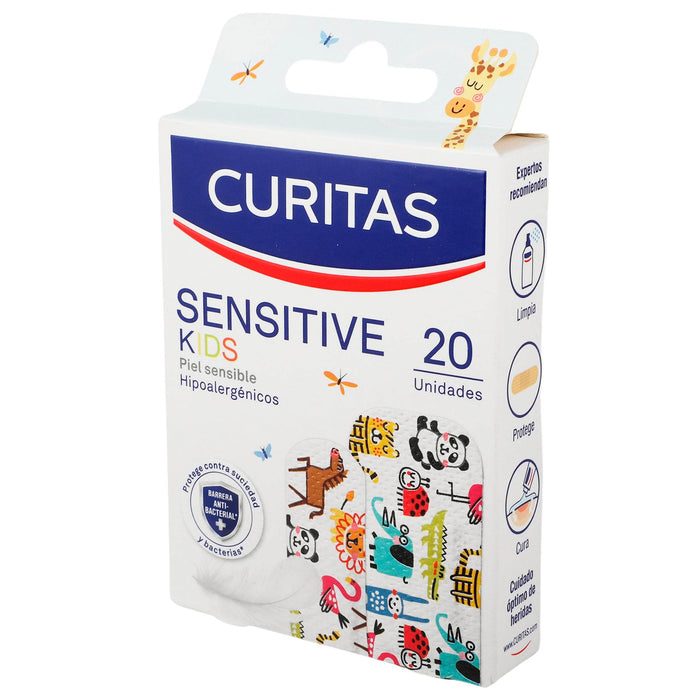 Curitas Adhesivas Sensitive Kids Con 20 - WeCare Pharma