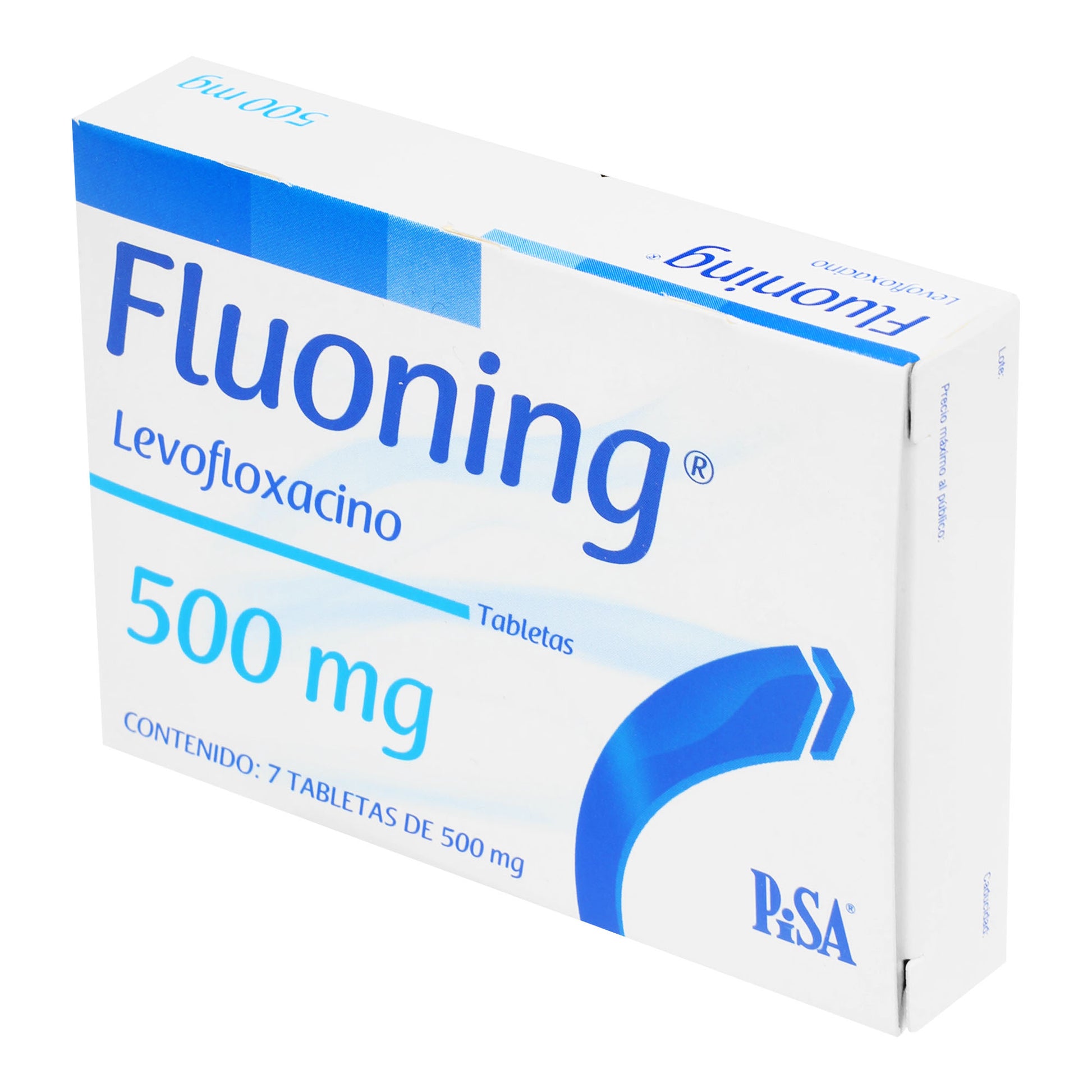 Fluoning 500Mg Con 7 Pisa Tabletas (Levofloxacino) 3 - 7501125118296