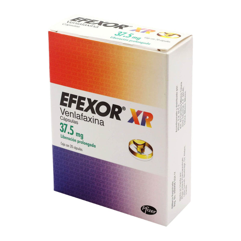 Efexor Xr 37.5Mg Con 20 Capsulas (Venlafaxina) - WeCare Pharma