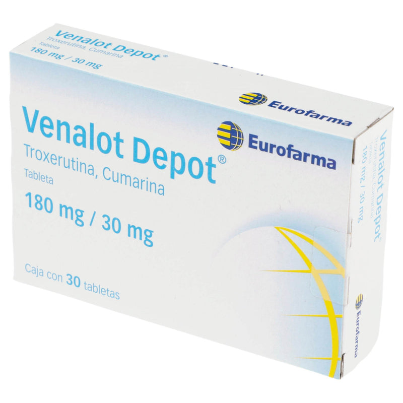 Venalot Depot 180Mg/30Mg Con 30 Tabletas (Troxerutina/Cumarina) - WeCare Pharma