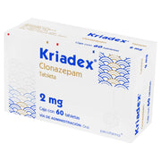 Kriadex (Clonazepam) Tabletas 2Mg Con 60 - WeCare Pharma