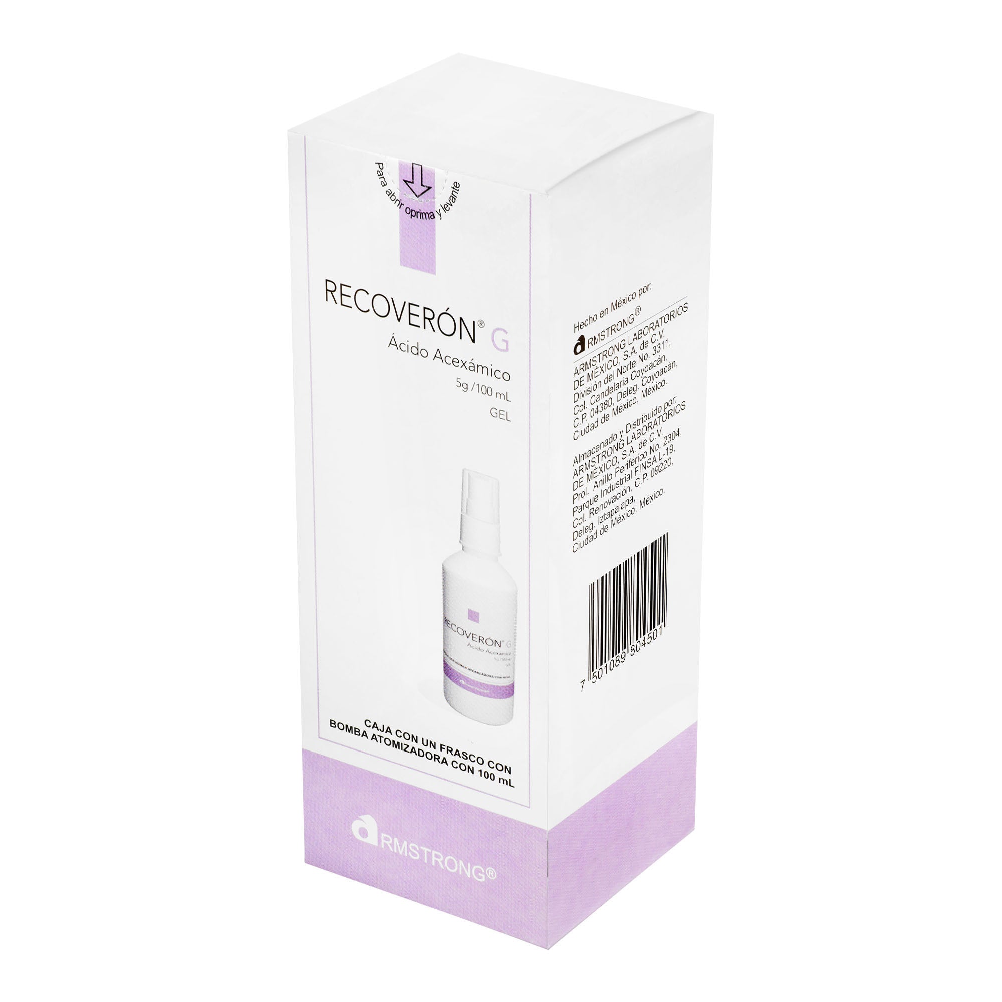 Recoveron G Gel 5G 100Ml (Acido Acexamico) 3 - 7501089804501