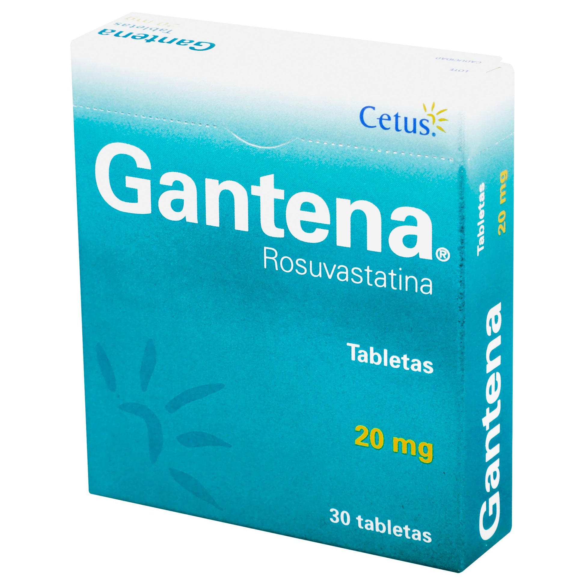 Gantena 20Mg Con 30 Tabletas (Rosuvastatina) 2 - 7501314705832