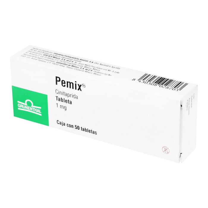 Pemix 1Mg Con 50 Tabletas (Cinitaprida) - WeCare Pharma