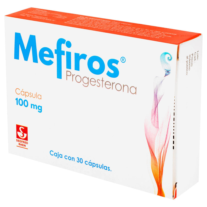 Mefiros 100Mg Con 30 Capsulas (Progesterona) - WeCare Pharma