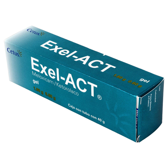 Exel-Act Gel 1.80/0.60G 40G (Meloxicam/Ketorolaco) - WeCare Pharma