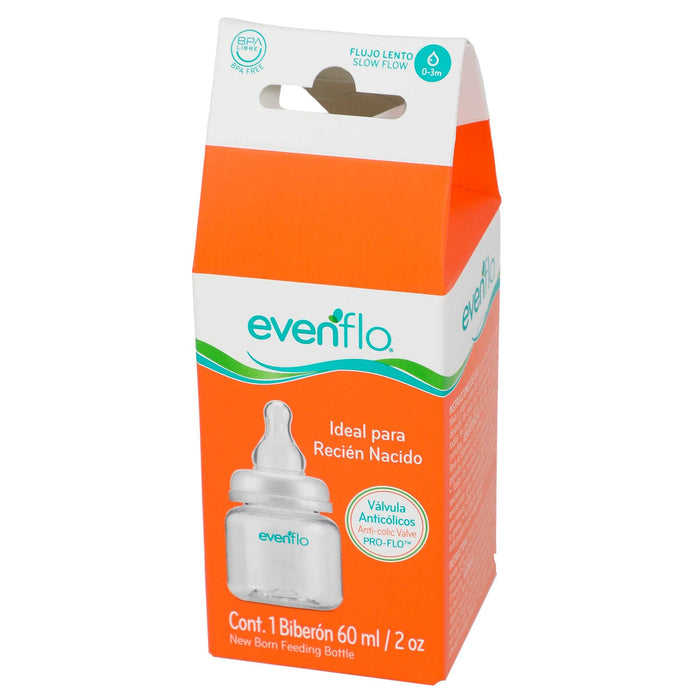 Biberon Pro-Flo Flujo Lento 2Oz Evenflo - WeCare Pharma