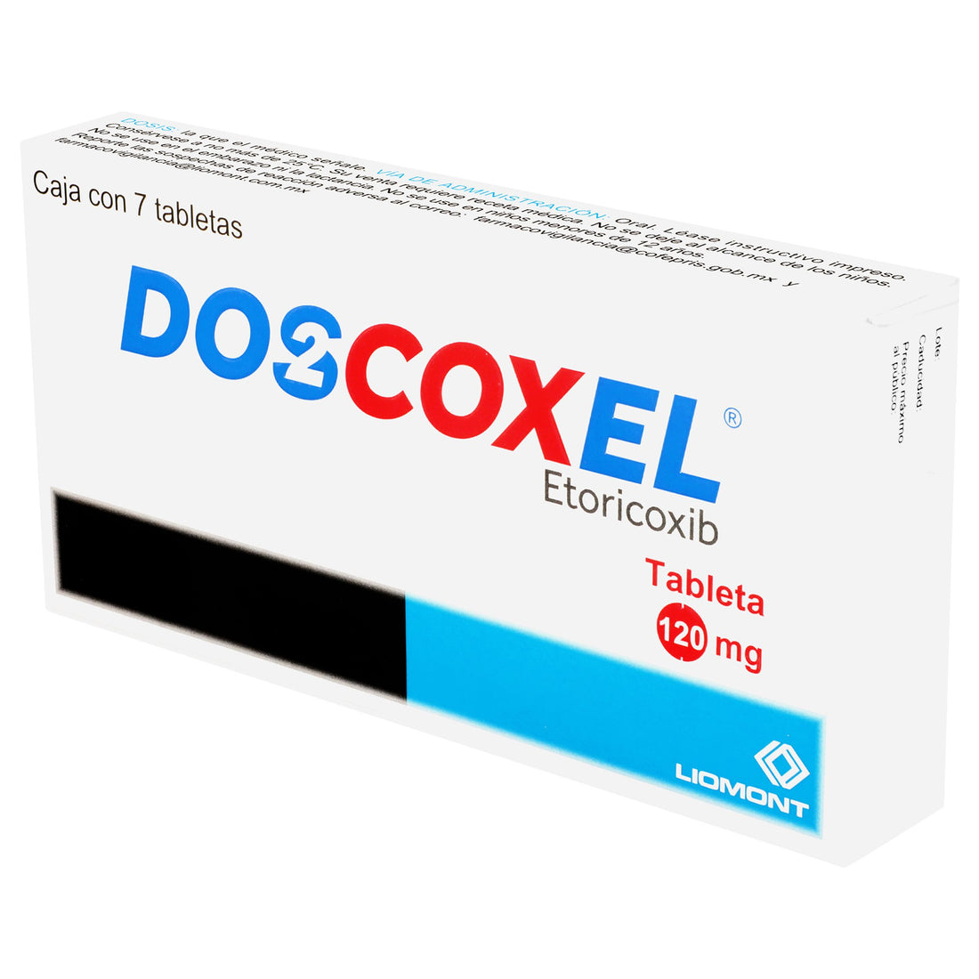 Doscoxel 120Mg Con 7 Tabletas (Etoricoxib) 3 - 7501299309186