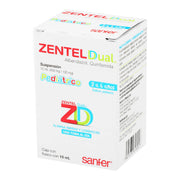 Zentel Dual Pediatrico Suspensión 400Mg/100Mg 10Ml (Albendazol/Quinfamida) - WeCare Pharma