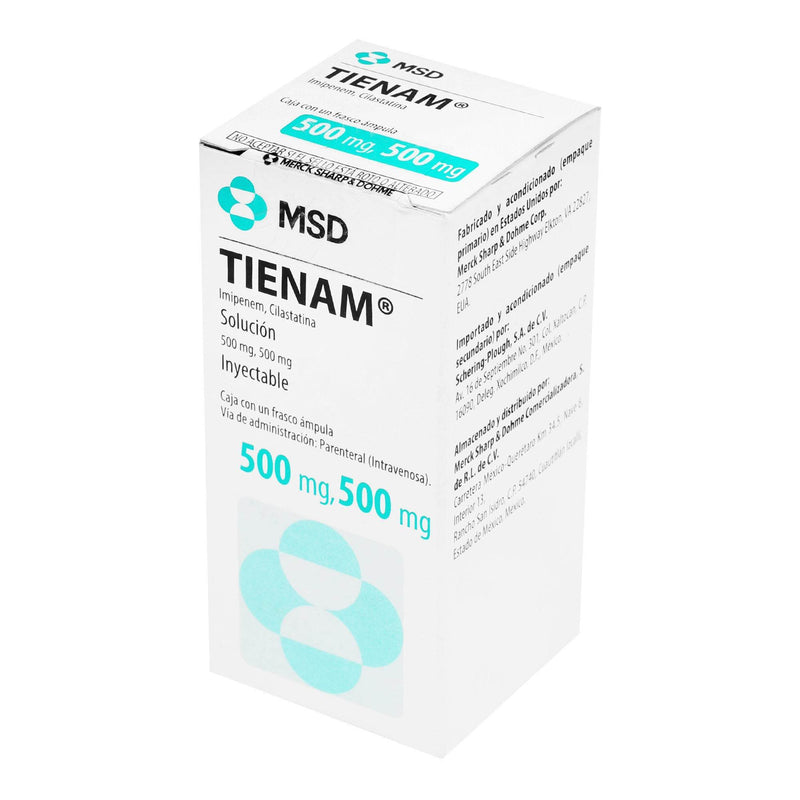 Tienam Frasco 500Mg/500Mg Con 1 Ampulas (Imipenem/Cilastina) - WeCare Pharma