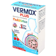 Vermox Plus Ped Suspensión 60Mg/10Mg 10Ml (Mebendazol/Quinfamida) - WeCare Pharma