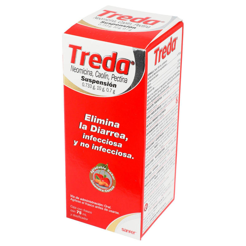 Treda Suspensión 0.733G/10G/0.7G 75Ml (Neomicina/Caolin/Pectina) - WeCare Pharma