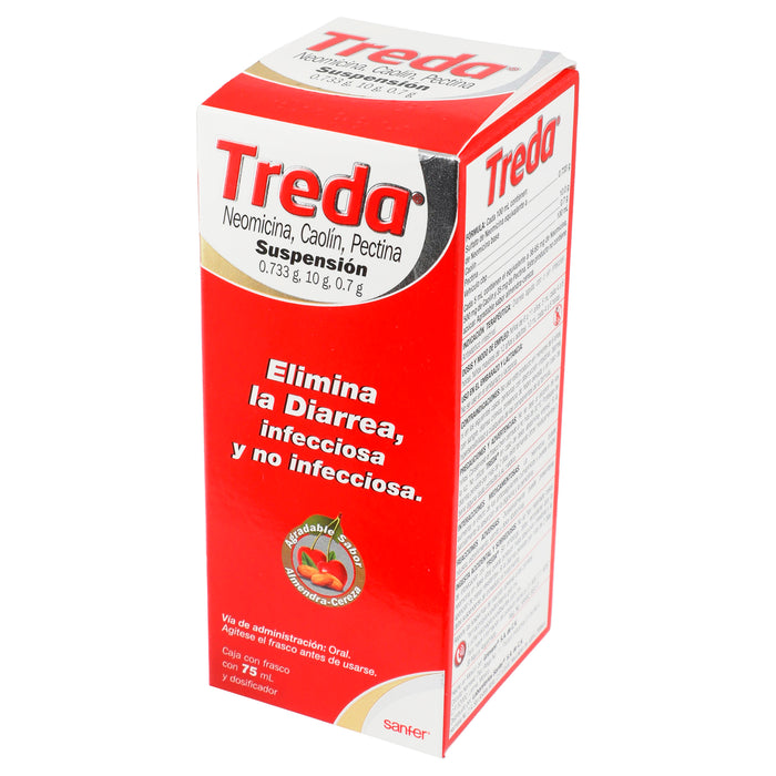 Treda Suspensión 0.733G/10G/0.7G 75Ml (Neomicina/Caolin/Pectina) 3 - 7501070612320