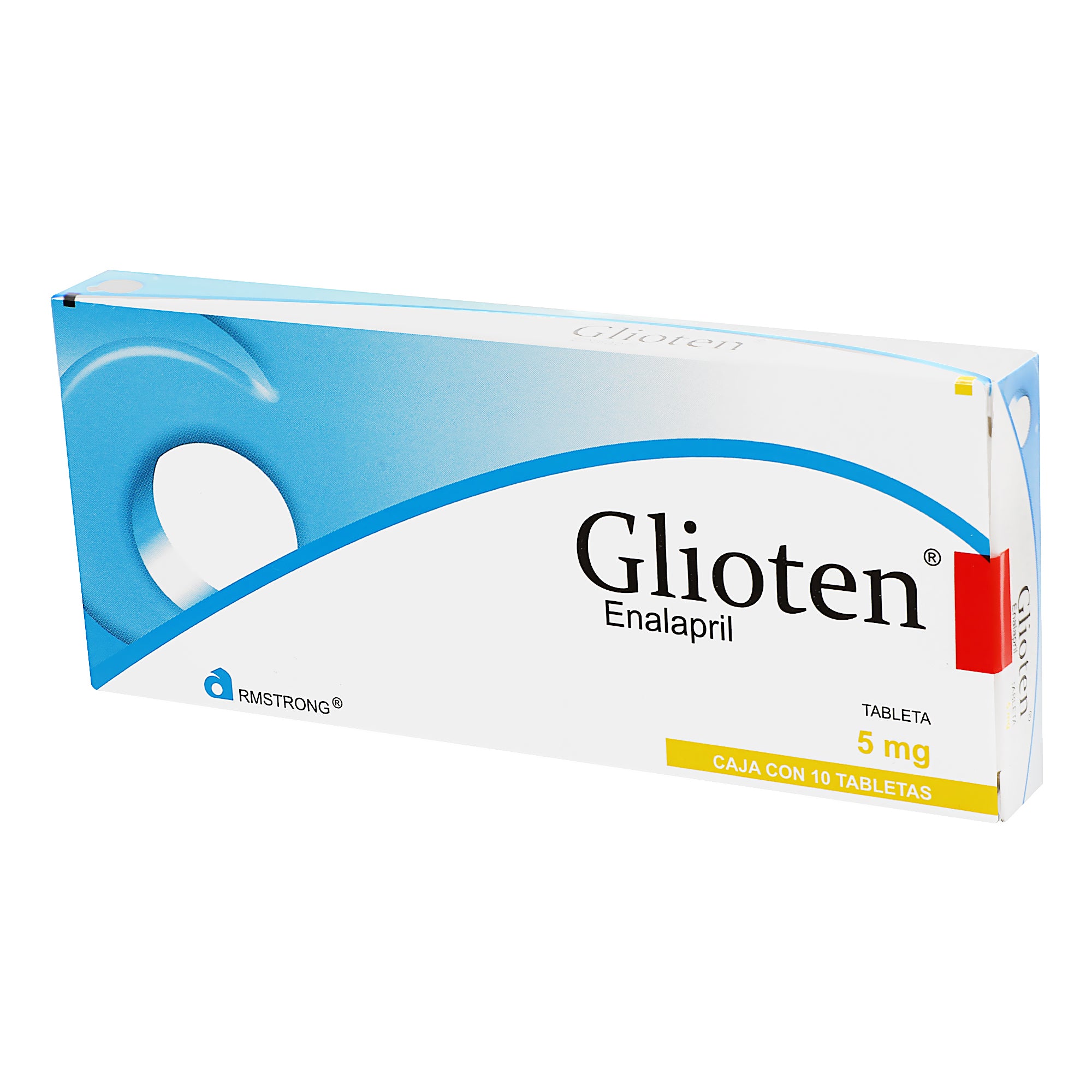 Glioten 5Mg Con 10 Tabletas (Enalapril) 3 - 7501089802217