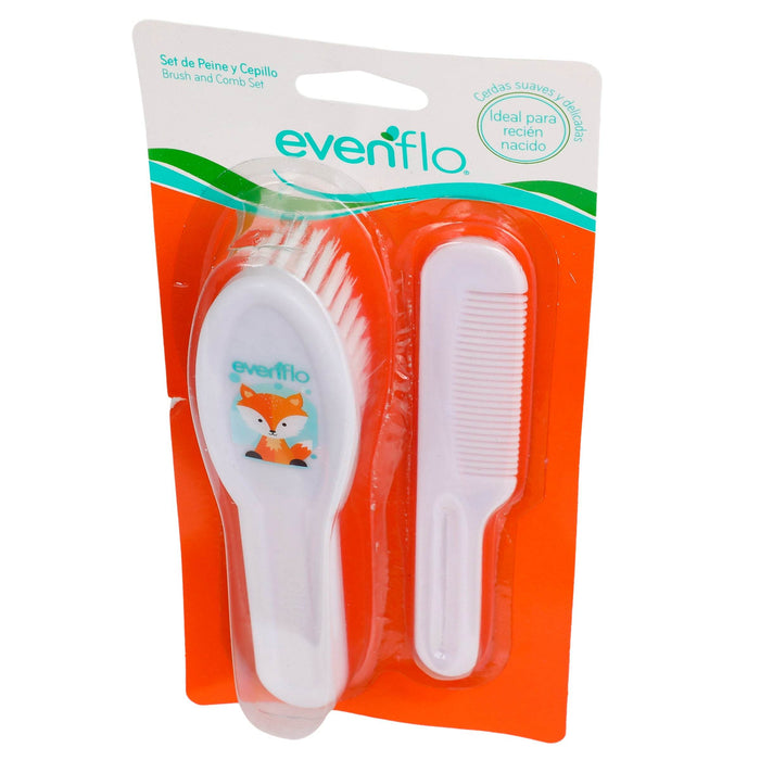 Set Peine Y Cepillo Zoo Evenflo - WeCare Pharma