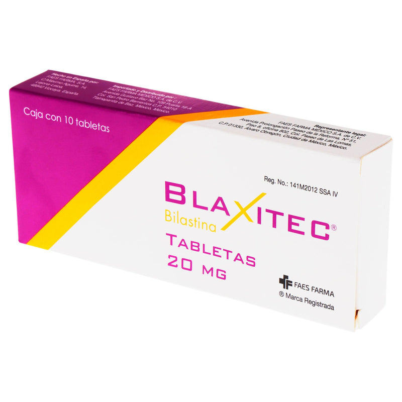 Blaxitec 20Mg Con 10 Tabletas (Bilastina) - WeCare Pharma