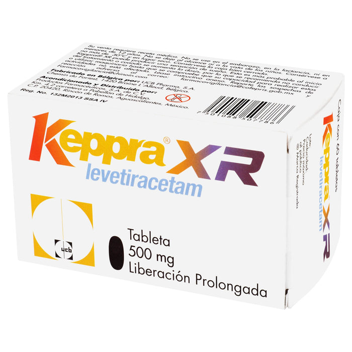 Keppra Xr 500Mg Con 60 Tabletas Levetiracetam WeCare Pharma Keppra Xr 500Mg Con 60 Tabletas Levetiracetam WeCare Pharma