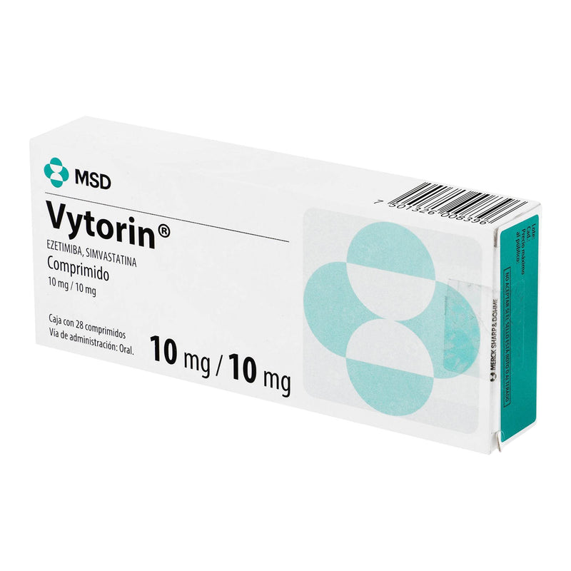 Vytorin 10Mg/10Mg Con 28 Comprimidos (Ezetimiba/Simvastatina) - WeCare Pharma