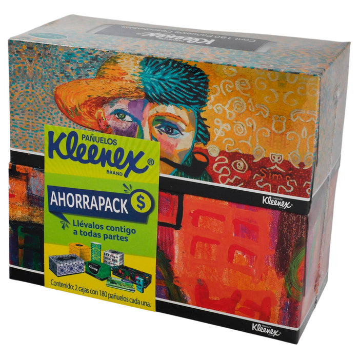 Pañuelos Kleenex Ahorrapack 2 Cjas Con 180 - WeCare Pharma