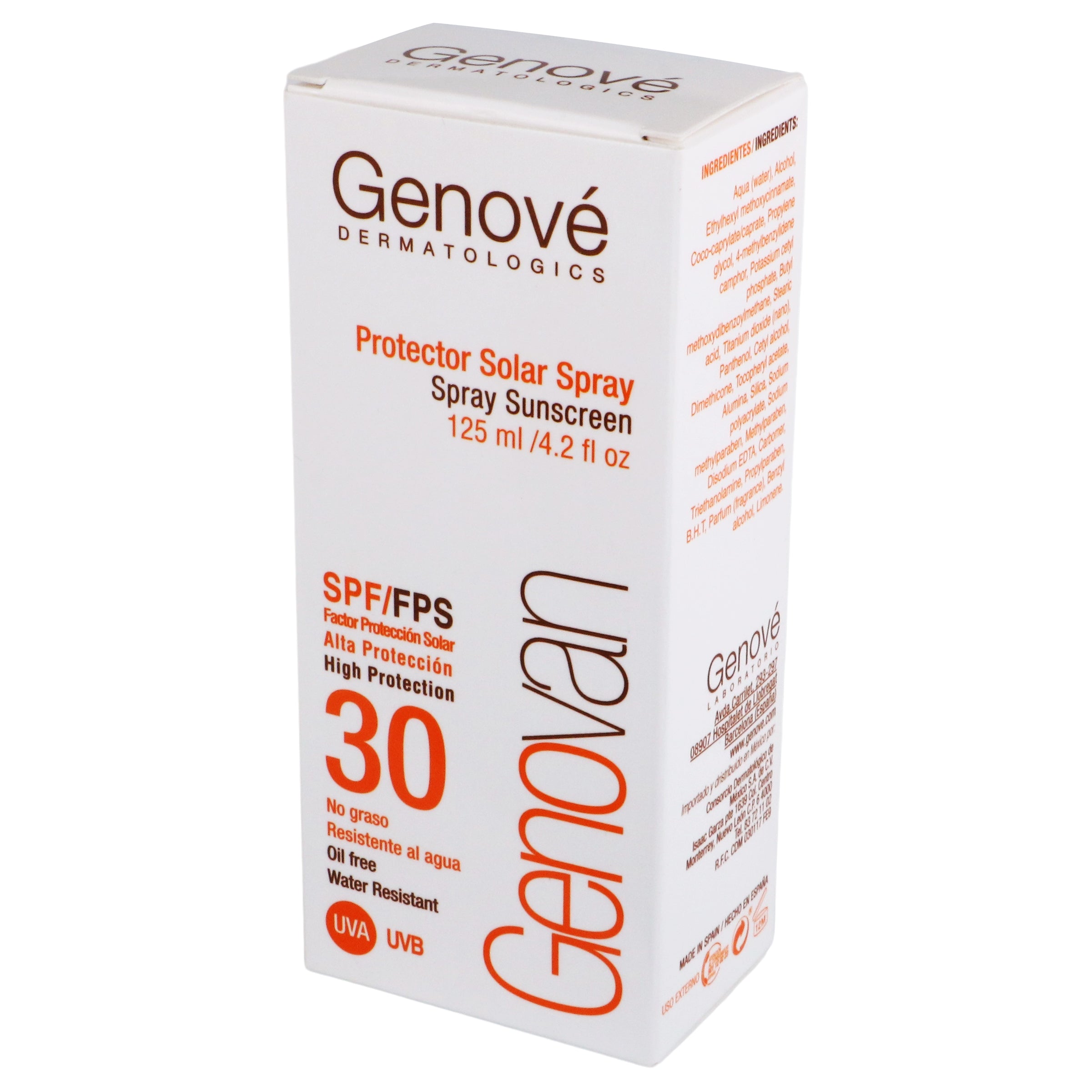 Genové Genovan Spray Protector Fps30 125Ml 4 - 8423372021053