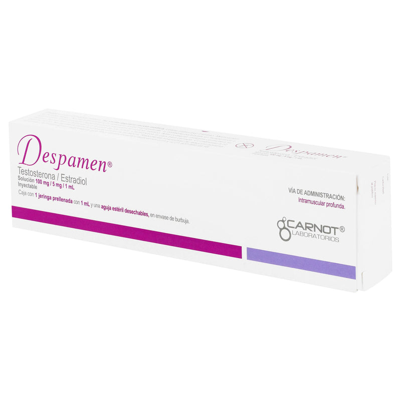 Despamen Jeringa 100Mg/5Mg/1Ml Con 1 (Testosterona/Estradiol) - WeCare Pharma