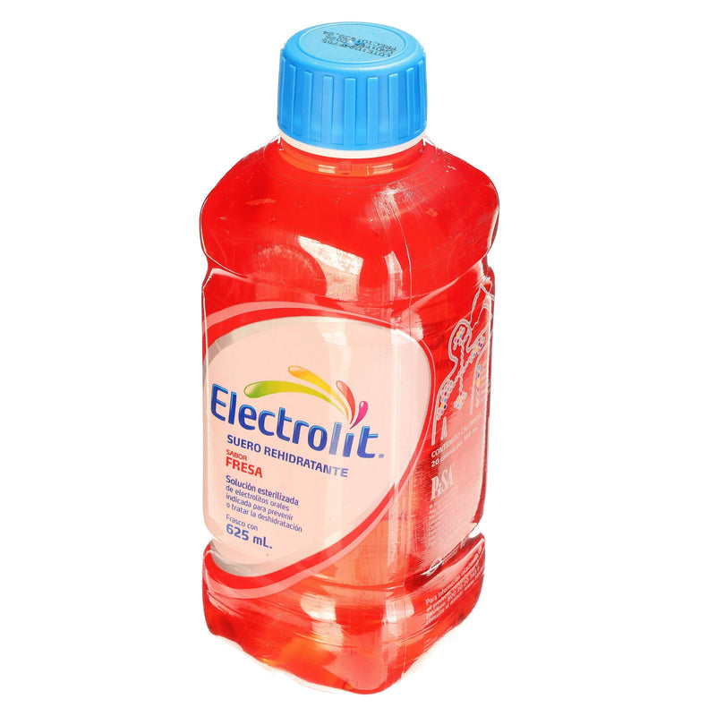 Electrolit Frasco 625Ml Fresa (Electrolitos Orales) - WeCare Pharma