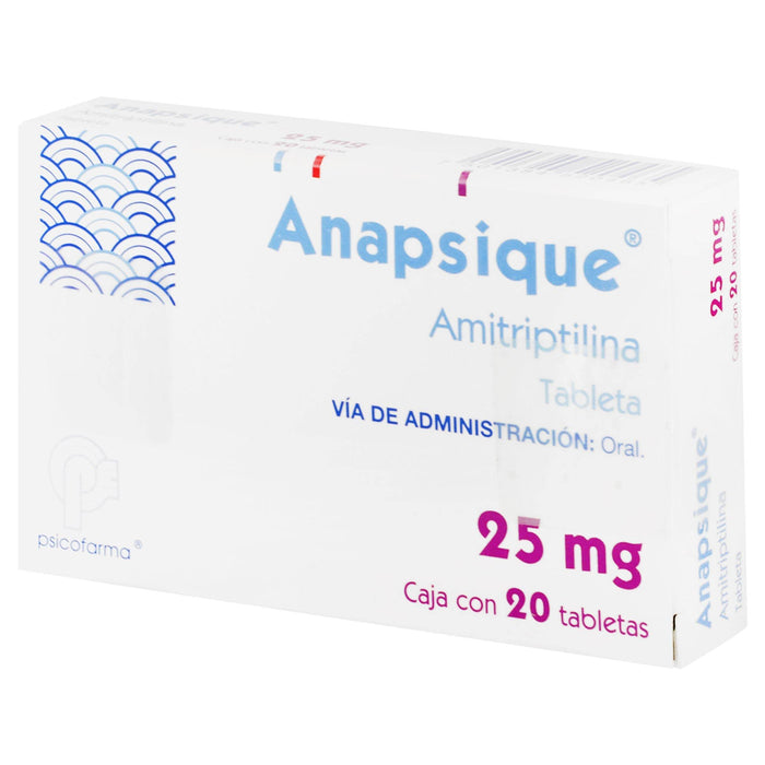 Anapsique (Amitriptilina) Tabletas 25Mg Con 20 — WeCare Pharma