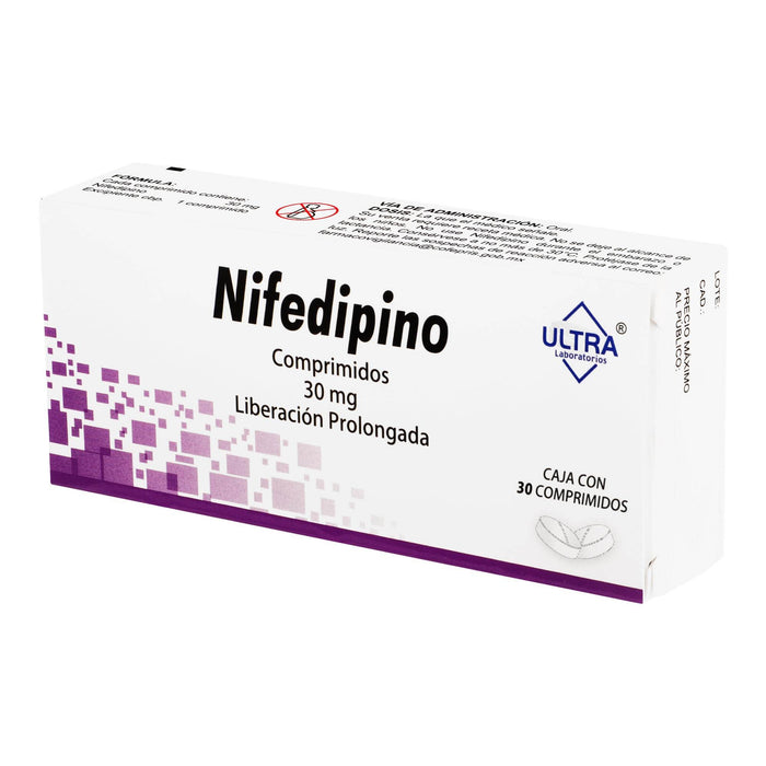 Nifedipino Lp 30Mg Con 30 Ultra Comprimidos - WeCare Pharma