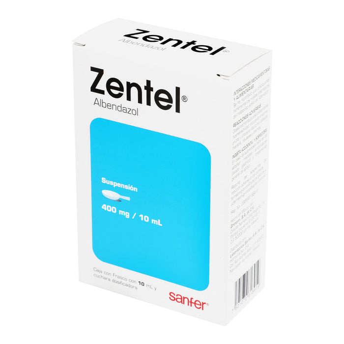 Zentel Suspensión 400Mg/10Ml (Albendazol) 3 - 7501070618919