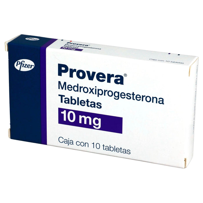 Provera 10Mg Con 10 Tabletas (Medroxiprogesterona) - WeCare Pharma