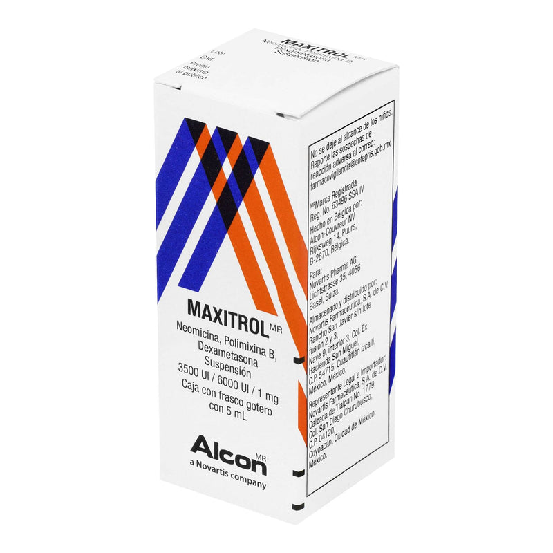 Maxitrol Gotas 3500Unid/6000Uni/1Mg 5Ml (Neomicina/Polimixina/Dexametasona) - WeCare Pharma