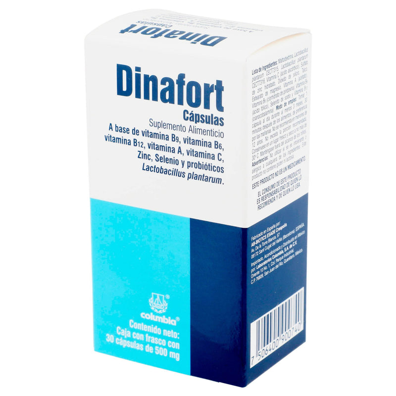 Dinafort 500Mg Con 30 Capsulas (Suplemento Alim) - WeCare Pharma