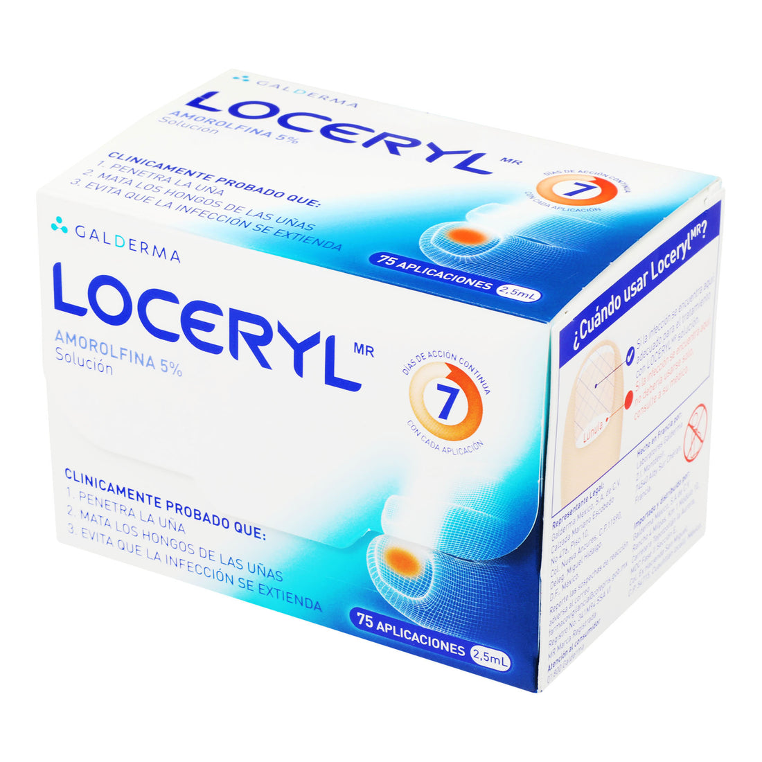 Loceryl Solucion 5% 2.5Ml (Amorolfina) 3 - 3499320002523