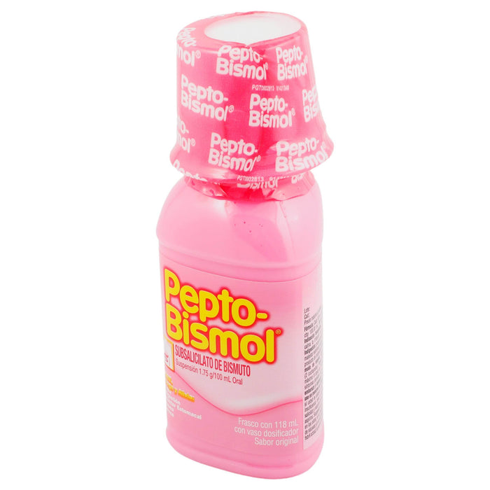 Pepto Bismol Suspensión 1.75G/100Ml 118Ml (Subsalicilato De Bismuto) - WeCare Pharma