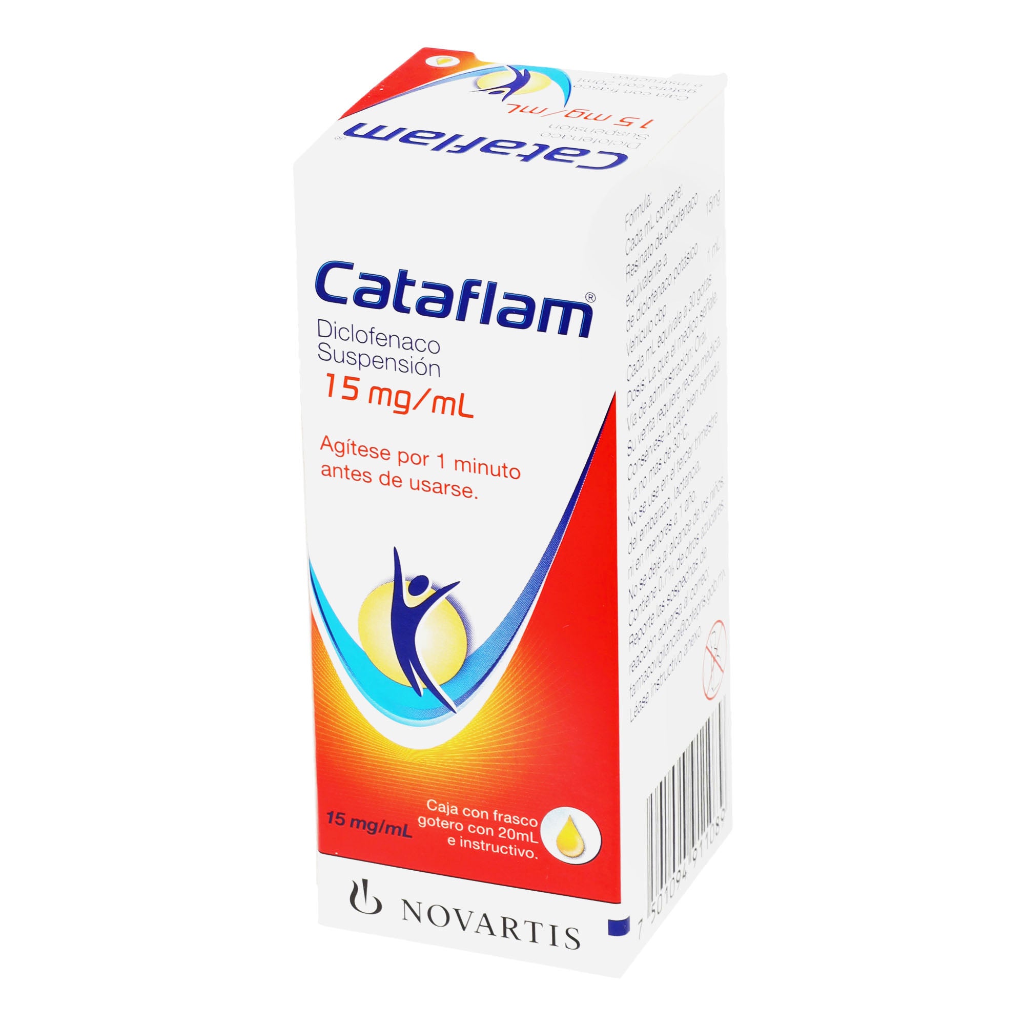 Cataflam Suspensión 15Mg/Ml 20Ml (Diclofenaco) 3 - 7501094911089