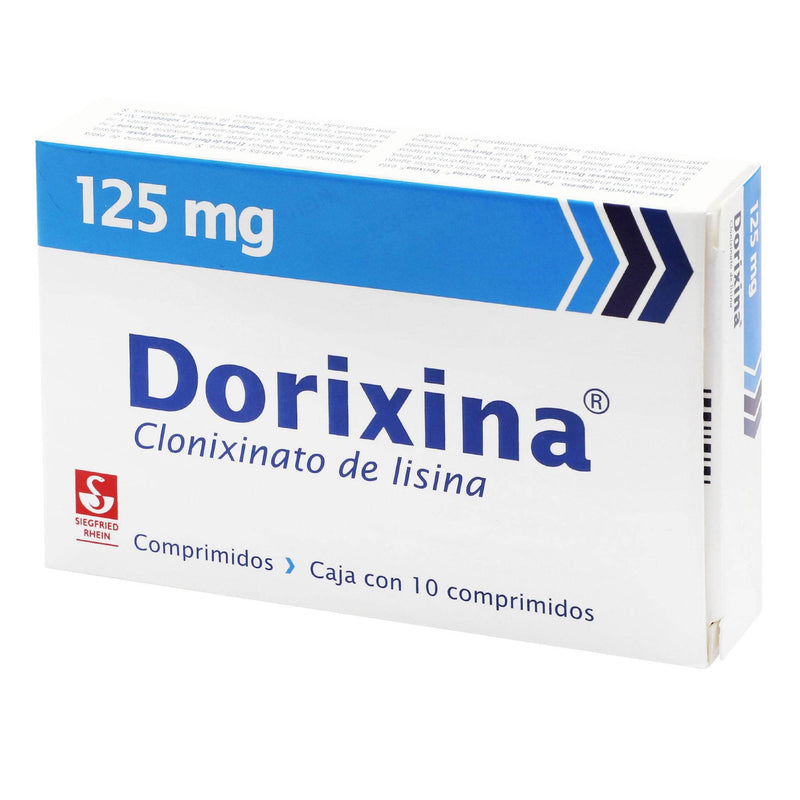 Dorixina 125Mg Con 10 Tabletas (Clonixinato De Lisina) - WeCare Pharma