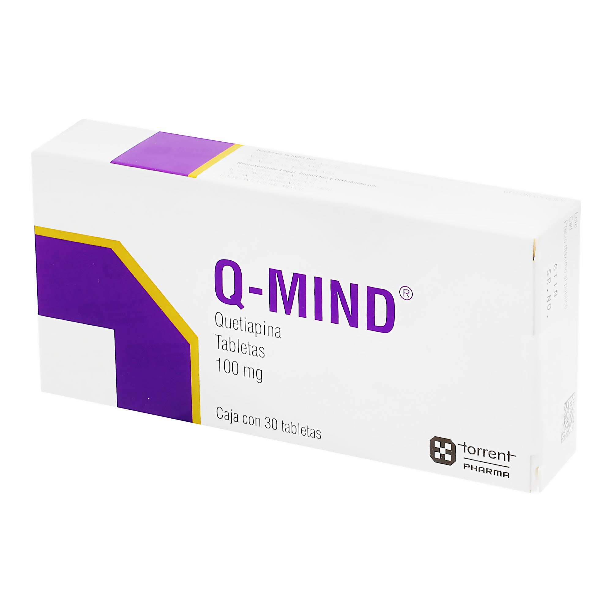 Q-Mind 100Mg Con 30 Tabletas (Quetiapina) 3 - 8903855060002