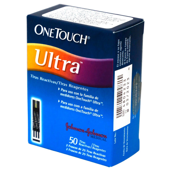 Onetouch Ultra Tiras Reactivas Con 50 - WeCare Pharma
