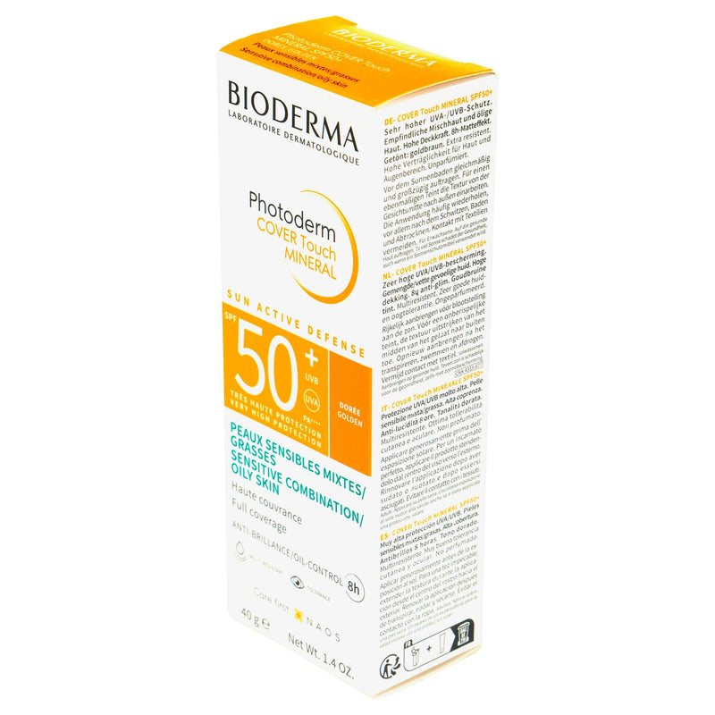 Bioderma Photoderm Cover Touch Tono Dorado Fps50 40Ml - WeCare Pharma