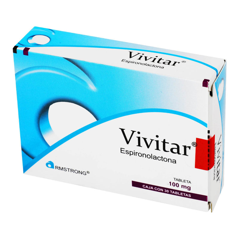 Vivitar 100Mg Con 30 Tabletas (Espironolactona) - WeCare Pharma